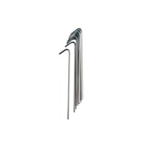 Vango Steel Pin Pegs 18cm x 4mm - 10 Pack | Campcraft